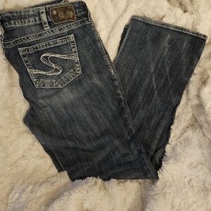 Silver Aiko Womens Jeans